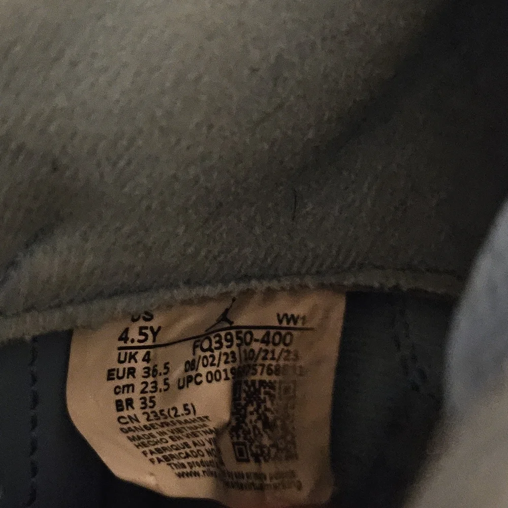 Jordan Spizike Low Houston Oilers Kids Sneakers in Gray and Blue. 4.5Y Unisex - Picture 11 of 14